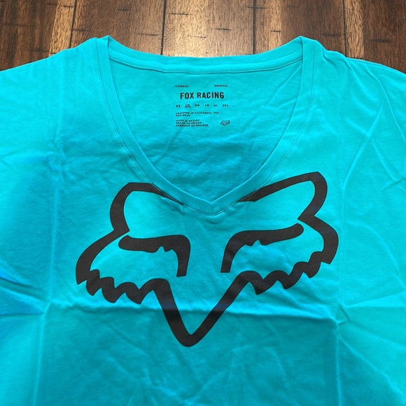 FOX Racing Women’s Boundary Short Sleeve Top Size Small Teal - Picture 6 of 7
